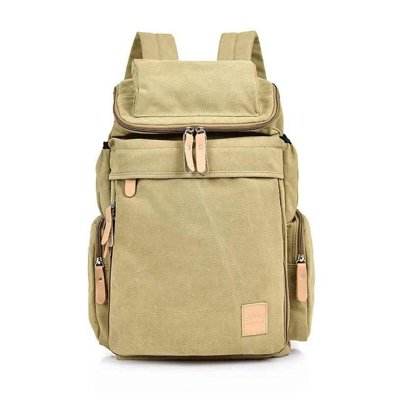 Outdoor Canvas Bag  New Retro Men And Women Outdoor Canvas Bag Travel Backpack Bag Fashion Shoulder Bag Aliexpress