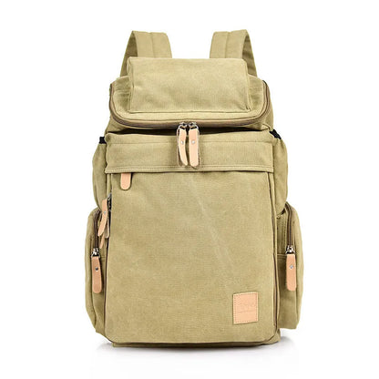 Outdoor Canvas Bag  New Retro Men And Women Outdoor Canvas Bag Travel Backpack Bag Fashion Shoulder Bag Aliexpress