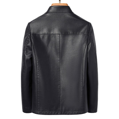 Leather Jacket Men Lapel Ecological Real Leather Clothes Coat Leather Jacket Men