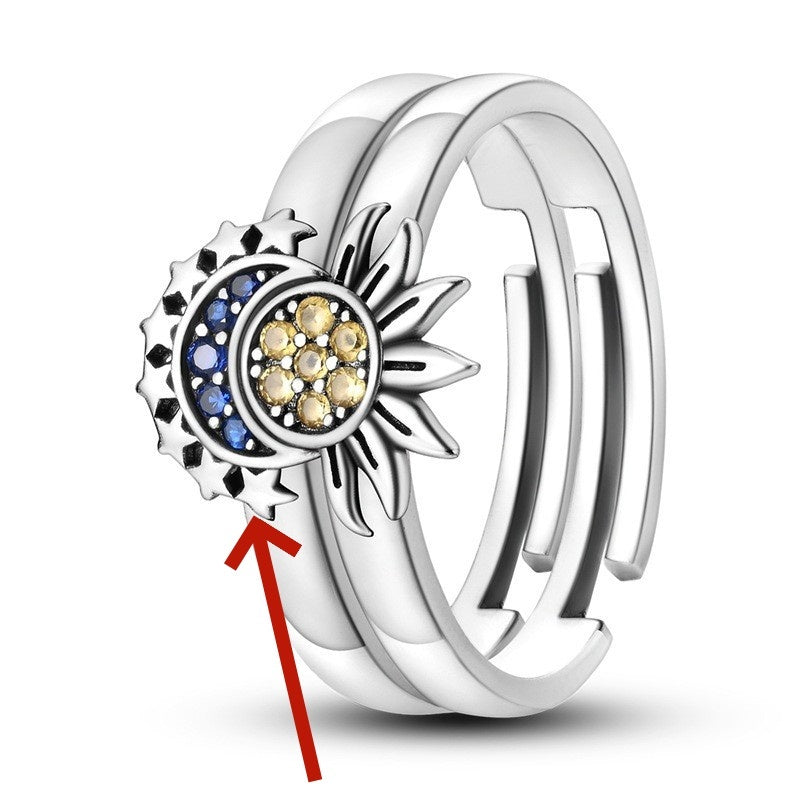 Couple Rings Fashion Sun Moon Tonghui Couple Couple Rings