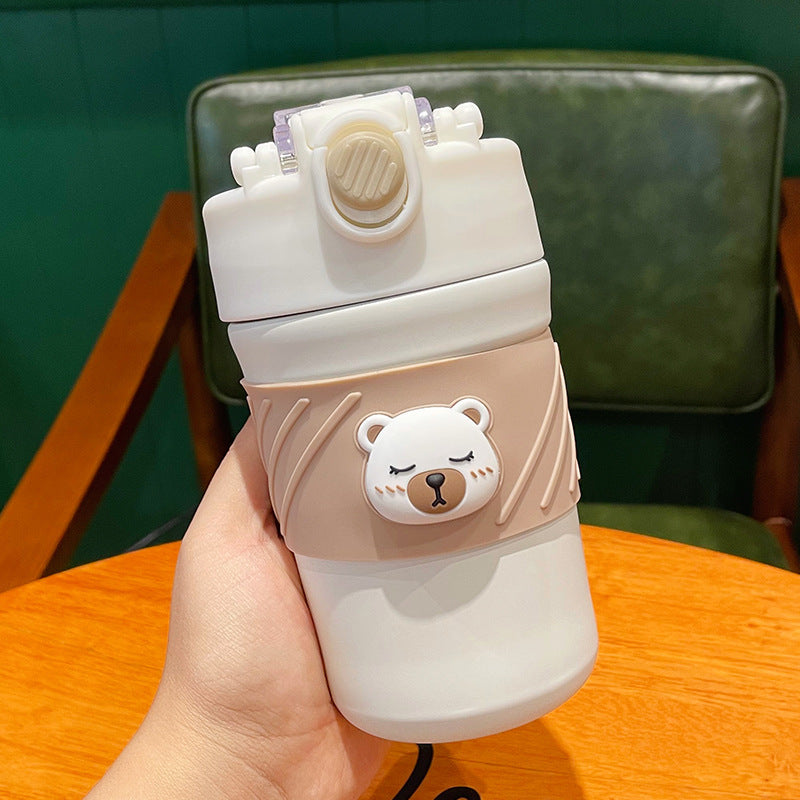 Portable Coffee Cup Men's And Women's Fashion Simple Double Drinking Portable Coffee Cup