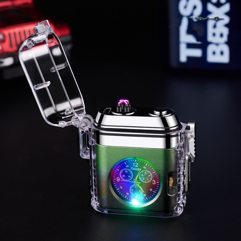 Waterproof Lighter Creative Clock Charging