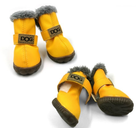 Dog Snow Boots Thick Snow Boots Keep Warm Teddy Autumn And Winter VIP Shoes