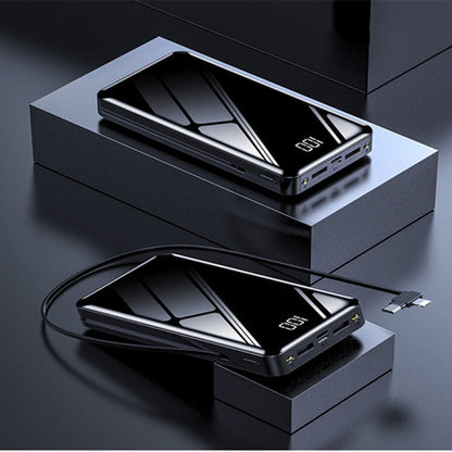 With Cable Mirror Digital Display Large Capacity Portable Power