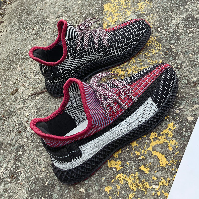 Women's casual Sneaker running flying woven coconut shoes
