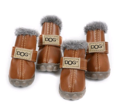 Dog Snow Boots Thick Snow Boots Keep Warm Teddy Autumn And Winter VIP Shoes