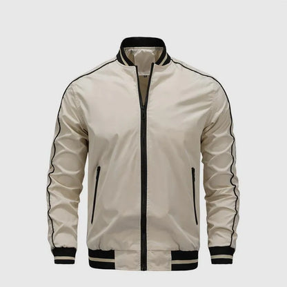 Polyester Jacket Men Baseball Uniform Loose Fashion Polyester Jacket Men