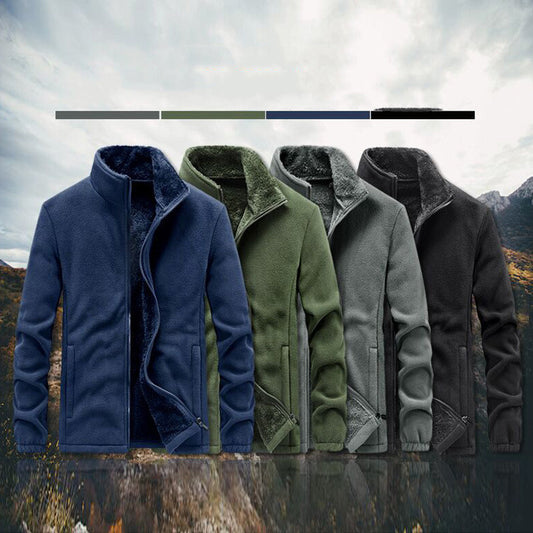 Warm Jacket Polar Fleece Warm Sweatshirt Jacket Jacket Thicken Plus Fleece Men's Jacket