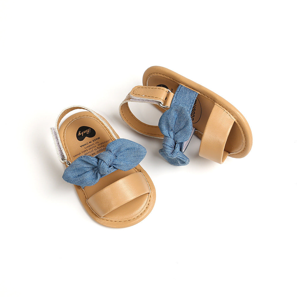 baby sandals Small bow soft sole non-slip baby sandals