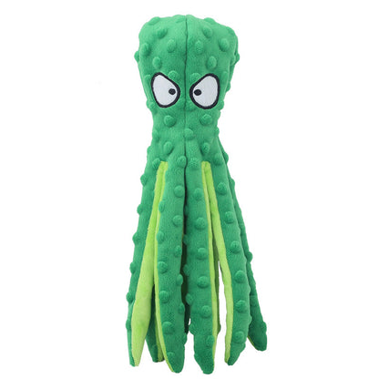 New Hot Sale Eco-friendly New Design Pet Plush Octopus Cat Dog Toy