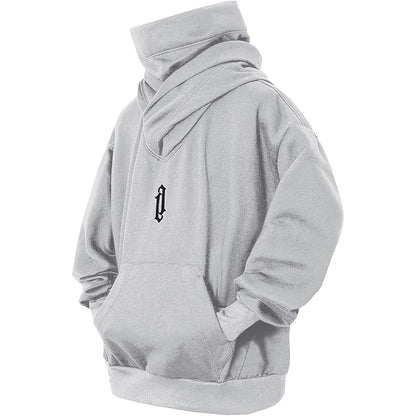 Pile Collar Hooded Sweater Men's Loose Casual - sumet.shop