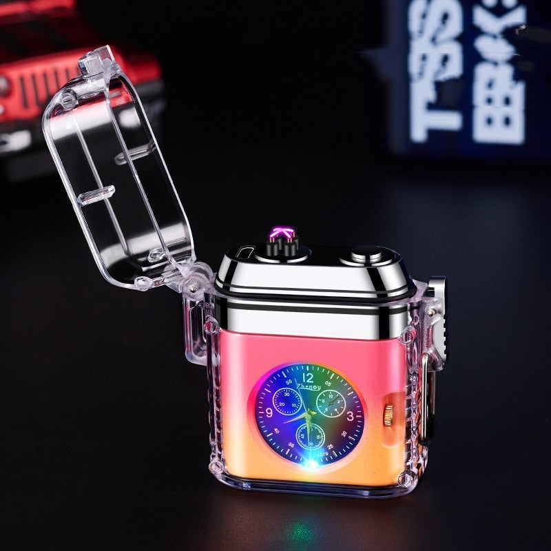 Waterproof Lighter Creative Clock Charging