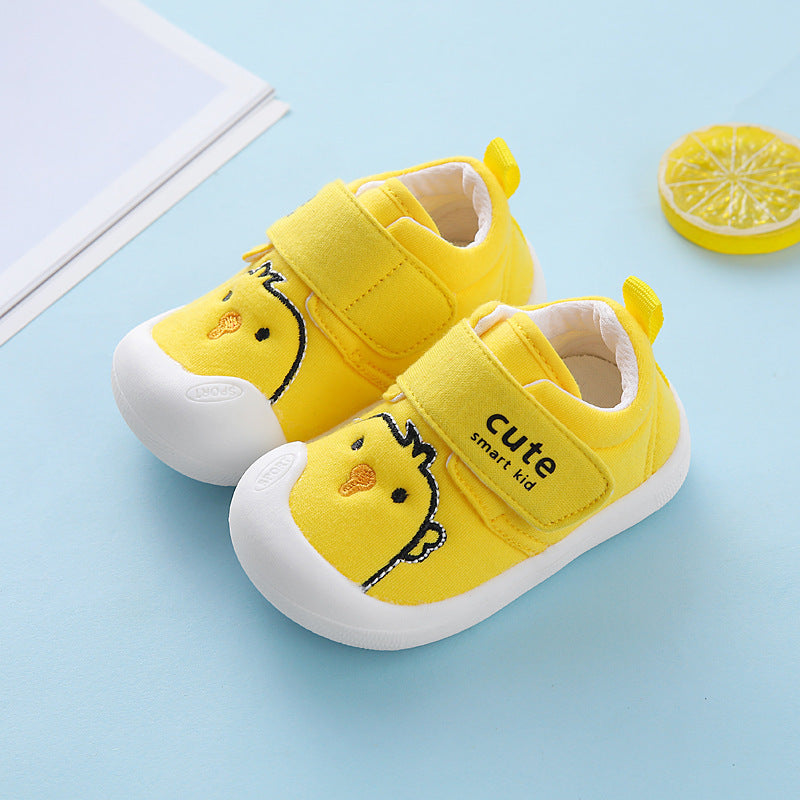 Children's indoor shoes antiskid girl's canvas shoes