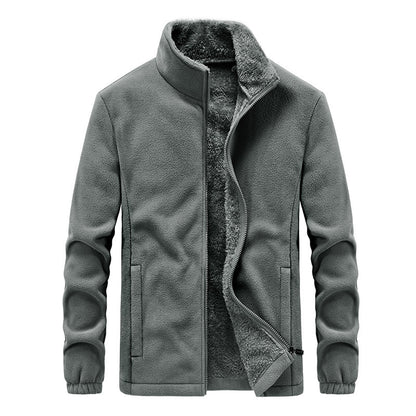 Warm Jacket Polar Fleece Warm Sweatshirt Jacket Jacket Thicken Plus Fleece Men's Jacket