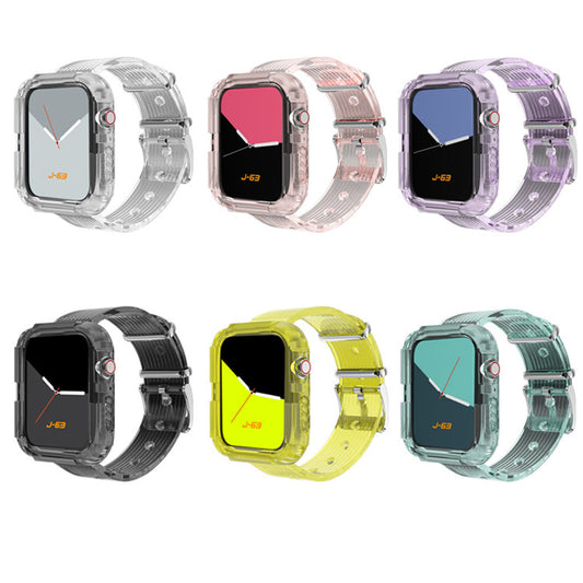 Integrated watch band with TPU protective sleeve for glacier - sumet.shop