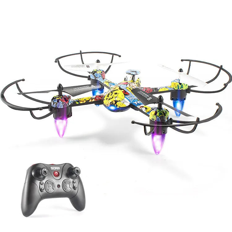 Remote control aircraft Graffiti remote control aircraft quadcopter