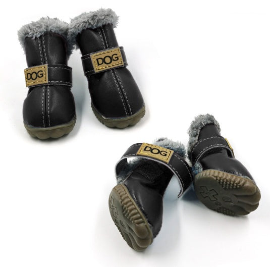 Dog Snow Boots Thick Snow Boots Keep Warm Teddy Autumn And Winter VIP Shoes