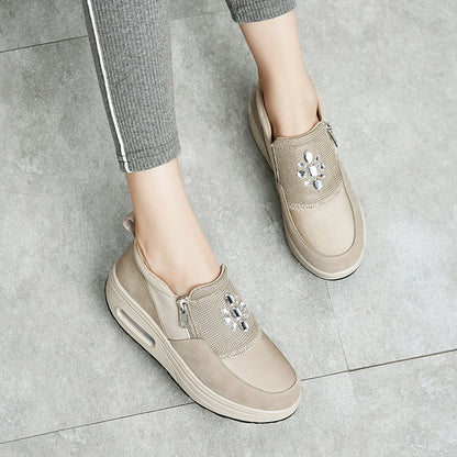 platform casual shoes  Women's thick platform casual shoes shake shoes