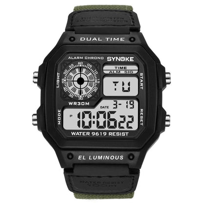Waterproof Sports Men's Watches Retro Electronic Watch Luminous Waterproof Sports Men's Watches