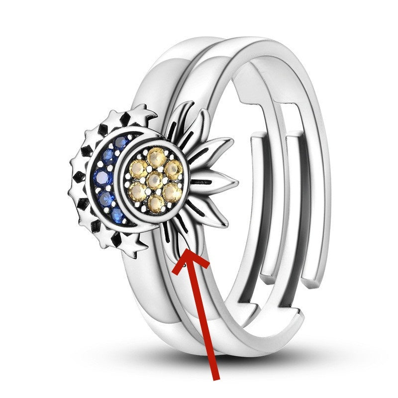 Couple Rings Fashion Sun Moon Tonghui Couple Couple Rings