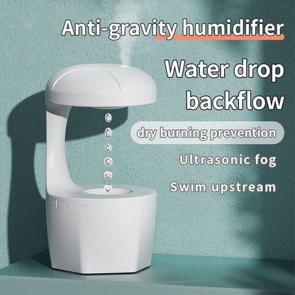 Anti Gravity USB Air Water Droplet Cool Mist Aromatherapy Humidifier