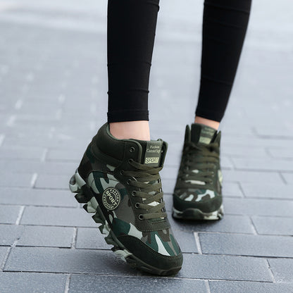 Women's Sneakers Casual Camouflage Increased Sneakers