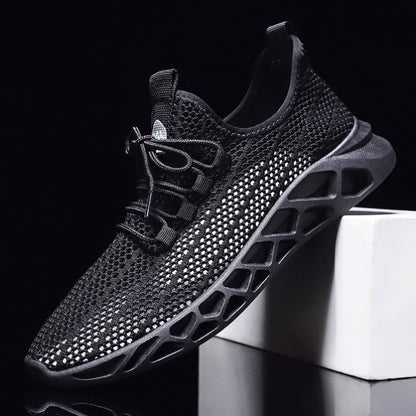 Breathable Casual Sports Shoes Fly Woven Mesh Casual Sports Shoes Men