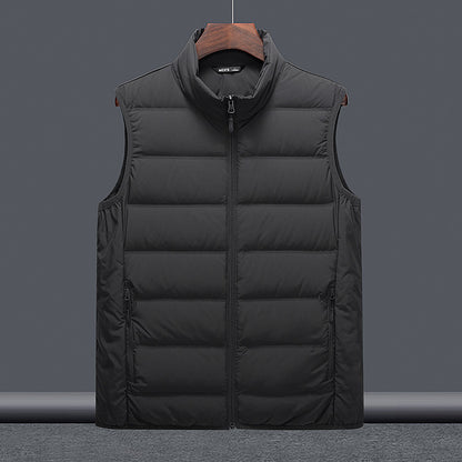 Thickened Down Jacket Stand-Up Collar Lightweight Couples Vest Outerwear