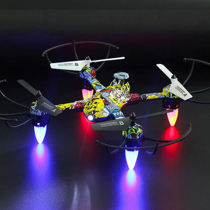 Remote control aircraft Graffiti remote control aircraft quadcopter