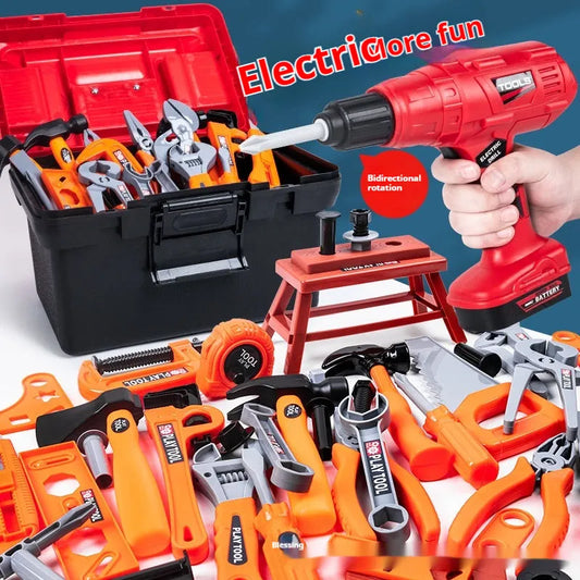 Children's Tool Kit Baby Simulation Repair Tool Electric Drill Screwdriver Play House Toy