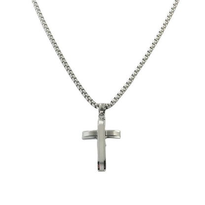 Men's Stainless Steel Cross Pendant