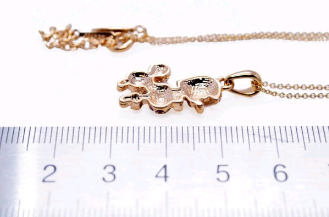 Jewelry necklace female fashion princess dog diamond adjustable necklace