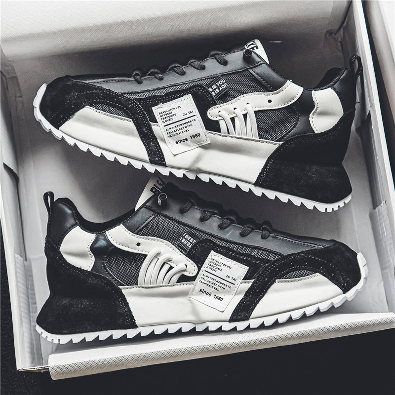 Casual Sneaker  Men's Spring New Fashion All-match Casual Sneaker Thick Bottom Height Increasing Non-slip