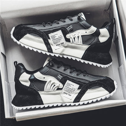 Casual Sneaker  Men's Spring New Fashion All-match Casual Sneaker Thick Bottom Height Increasing Non-slip