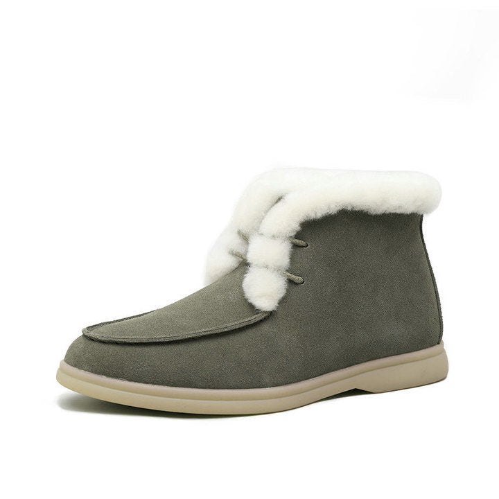 Velvet Snow Boots Plus Size Warm And Velvet Snow Boots Ankle Boots