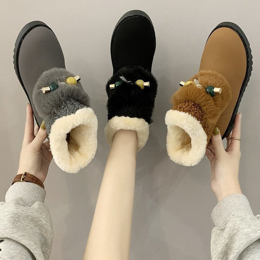 women's boots Platform ankle boots women's shoes
