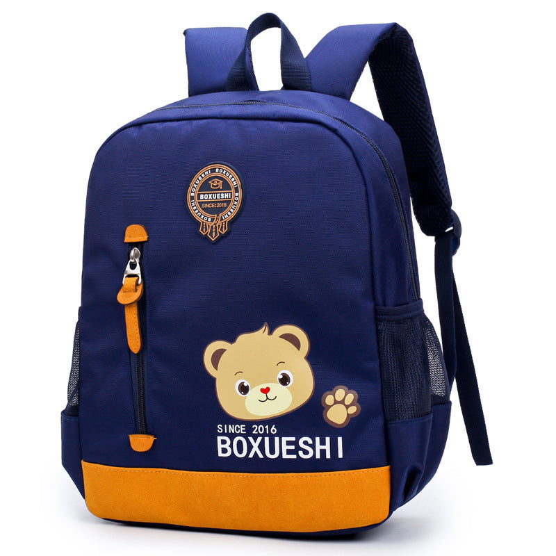 schoolbag A cartoon bear nursery school schoolbag, schoolbag, schoolboy, boy and boy, baby boy and baby travel back