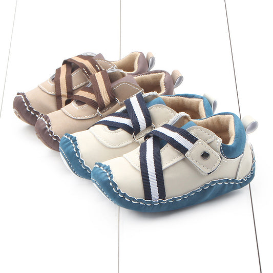 Fashion male baby hand-sewn shoes