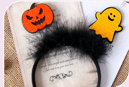 Headband Halloween Wool Tassel Headband Masquerade Party