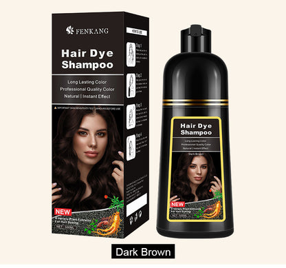 English Black Plant Hair Dye Covering Gray Hair Wash Black Bubble Hair Color Cream