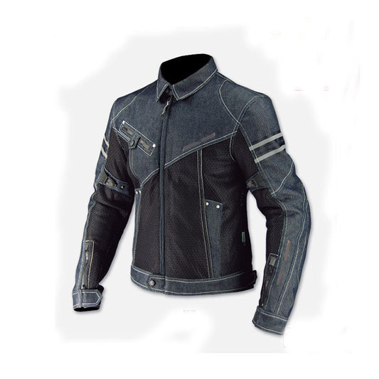 Jacket riding denim jacket drop resistance