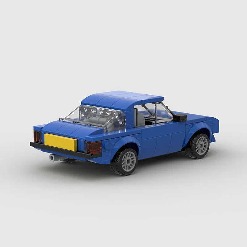 Assembled Building Block Series 8-cell Supercar Racing Model