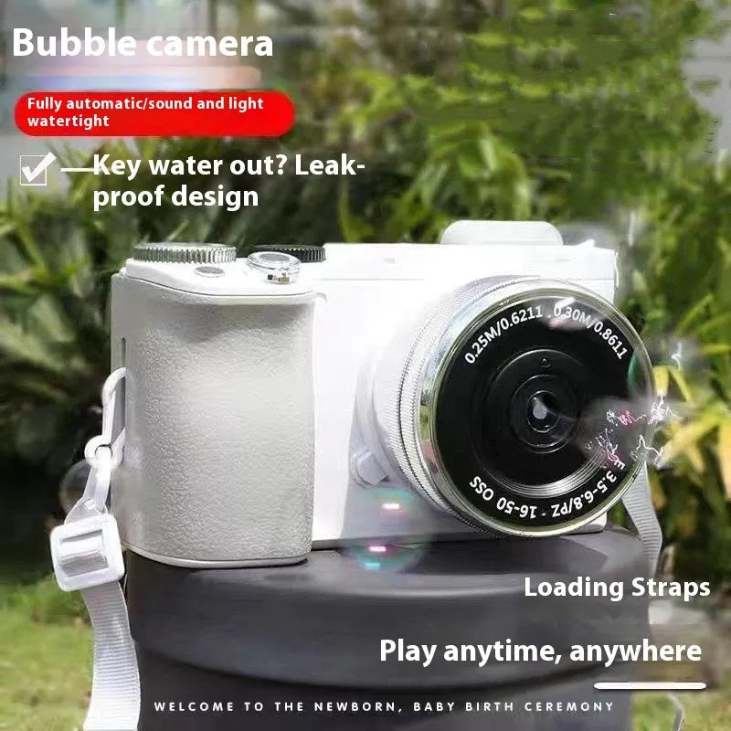 Camera Bubble Machine Gift Box Automatic Children's Toys