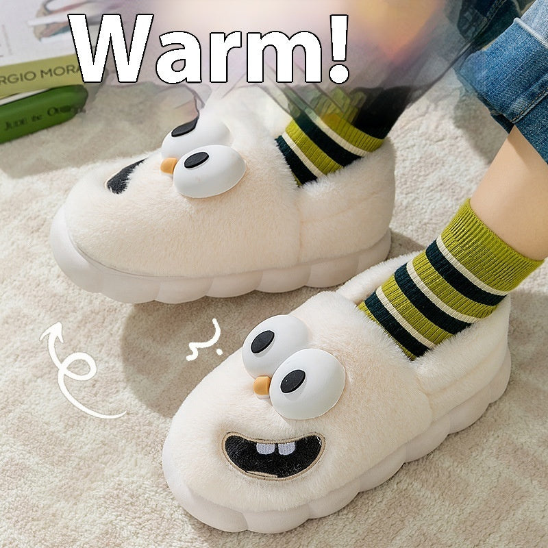 Slippers Women's Slippers Winter Indoor Shoes Home Warm Velvet Slippers