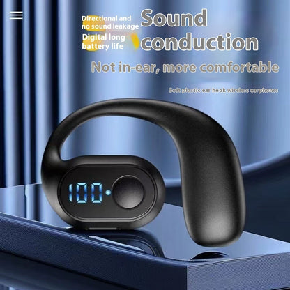 Business Wireless Headset Ear-mounted Non In-ear Smart Digital Display