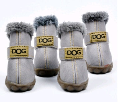 Dog Snow Boots Thick Snow Boots Keep Warm Teddy Autumn And Winter VIP Shoes