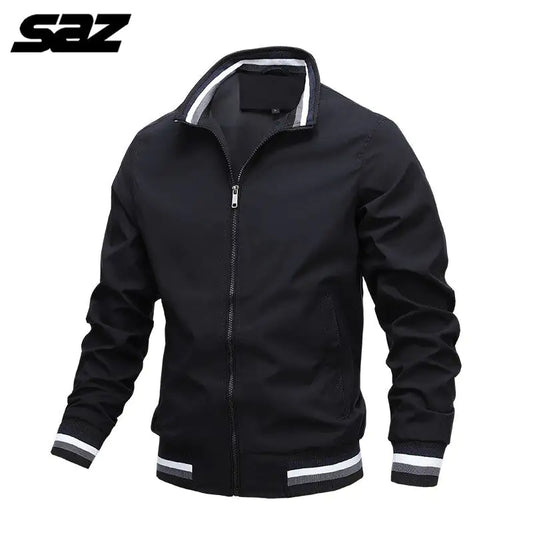 Men’s Casual Stand-up Collar Jacket - sumet.shop