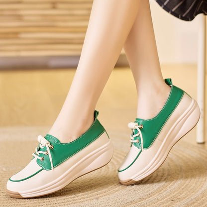 Comfortable Bottom Soft Surface Breathable White Shoes