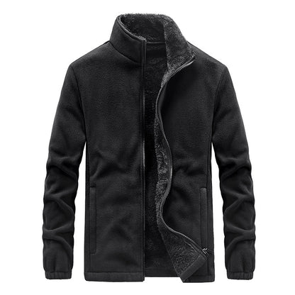 Warm Jacket Polar Fleece Warm Sweatshirt Jacket Jacket Thicken Plus Fleece Men's Jacket