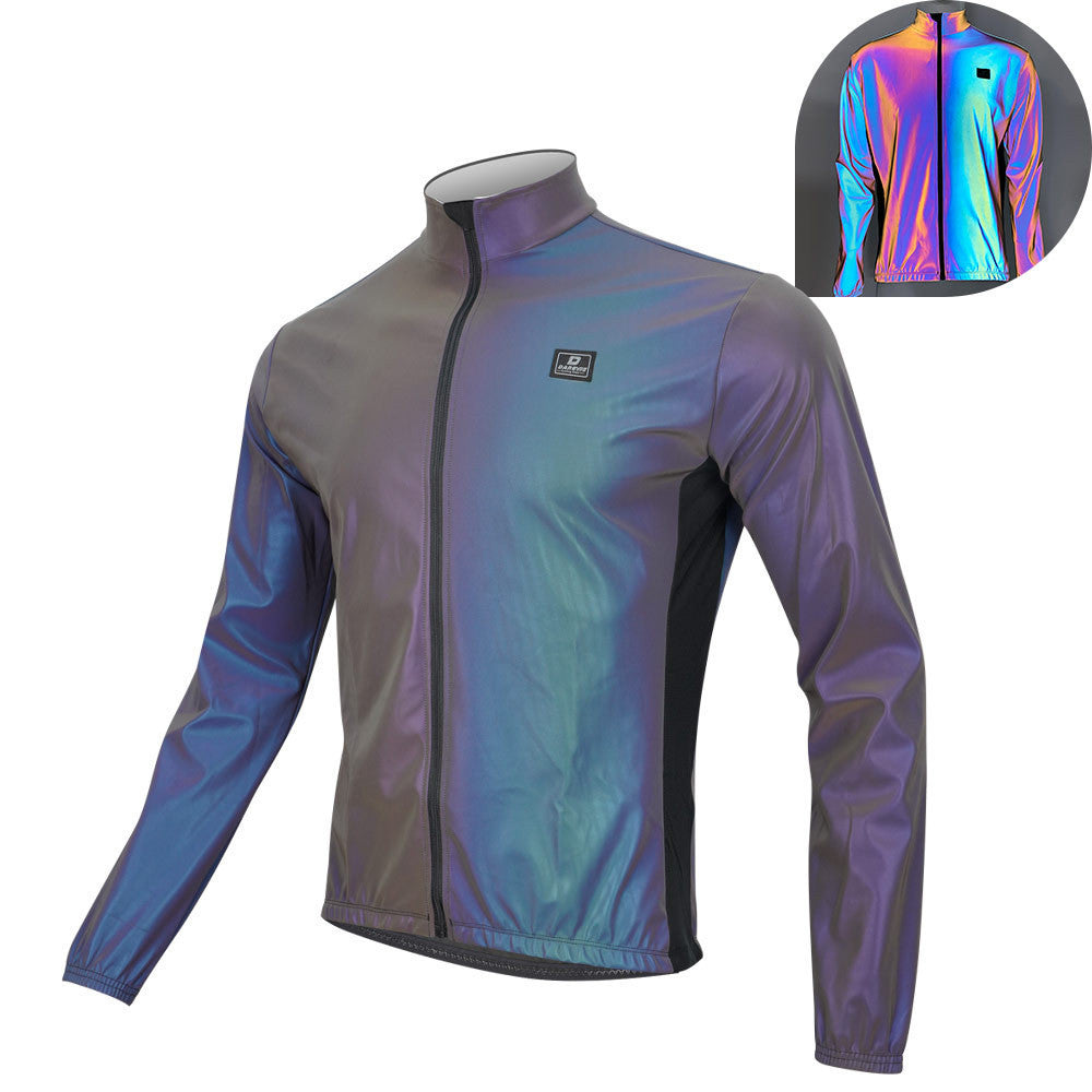 Cycling Jacket Colorful Reflective Night Riding Safety Jacket - sumet.shop